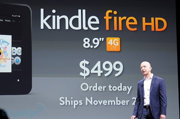 Amazon presenta il Kindle Fire HD, in 4 versioni diverse a partire da 199$