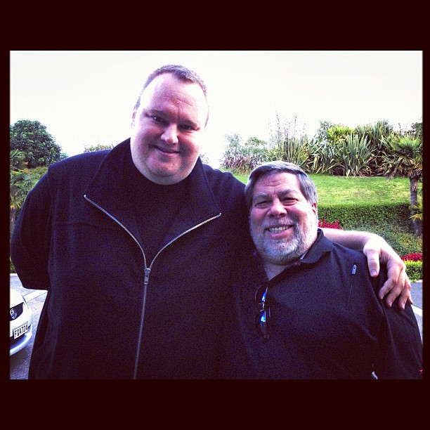 Ancora novità sul caso Megaupload - Kim Dotcom e Steve Wozniak